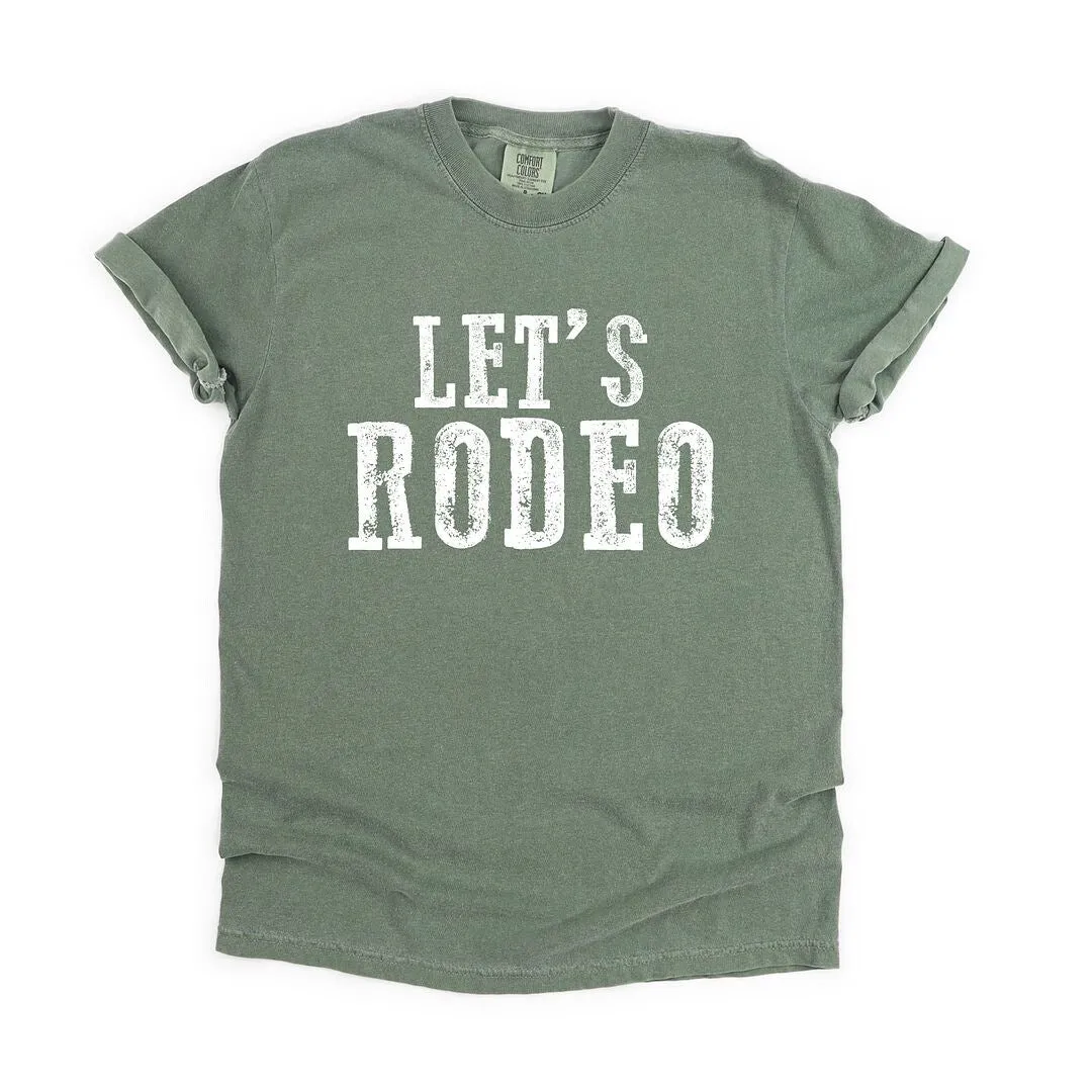 Let's Rodeo Garment Dyed Tee sold by Zulily product image thumbnail 2