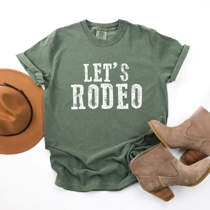 Let's Rodeo Garment Dyed Tee sold by Zulily