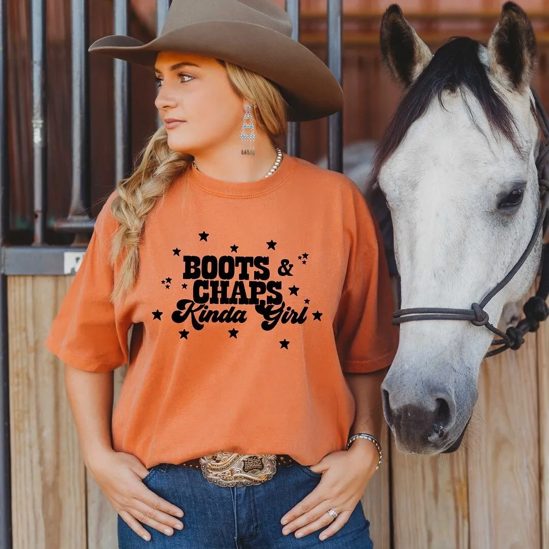 Boots and Chaps Kinda Girl Garment Dyed Tee sold by Zulily product image thumbnail 3