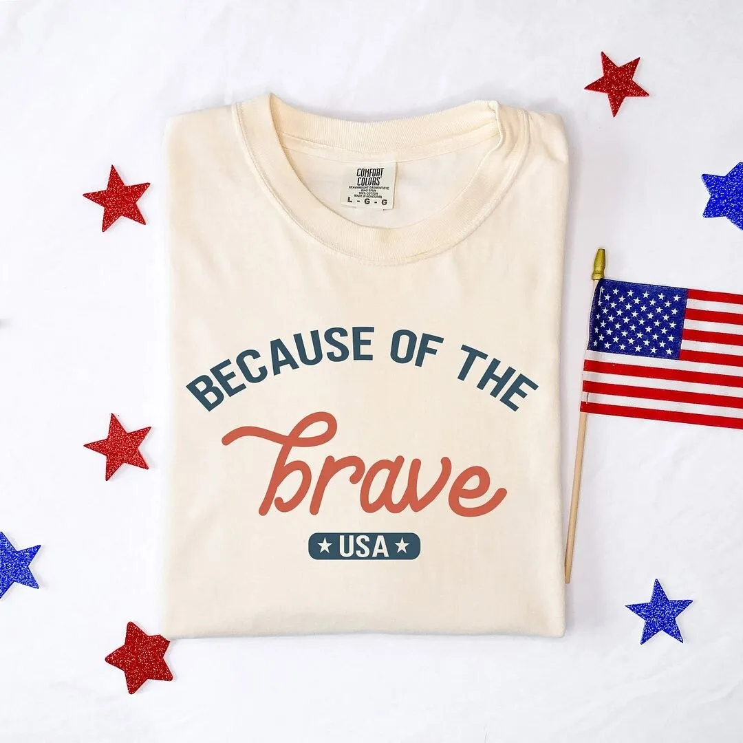 Brave USA Garment Dyed Tee sold by Zulily