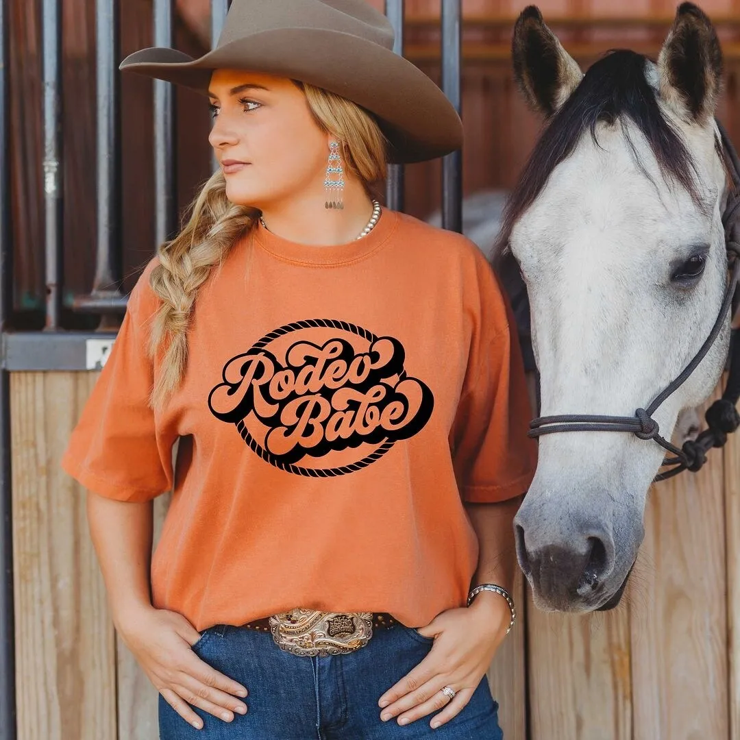Rodeo Babe Garment Dyed Tee sold by Zulily product image thumbnail 3