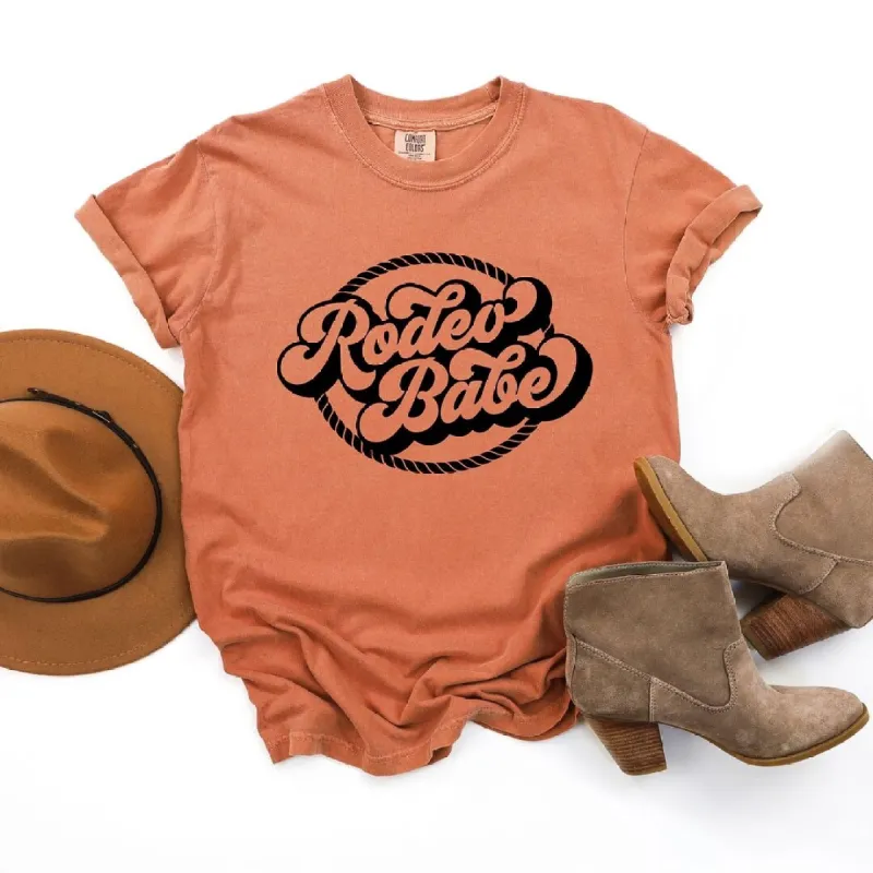 Rodeo Babe Garment Dyed Tee sold by Zulily