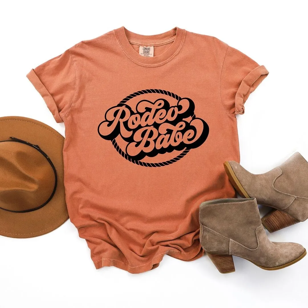 Rodeo Babe Garment Dyed Tee sold by Zulily