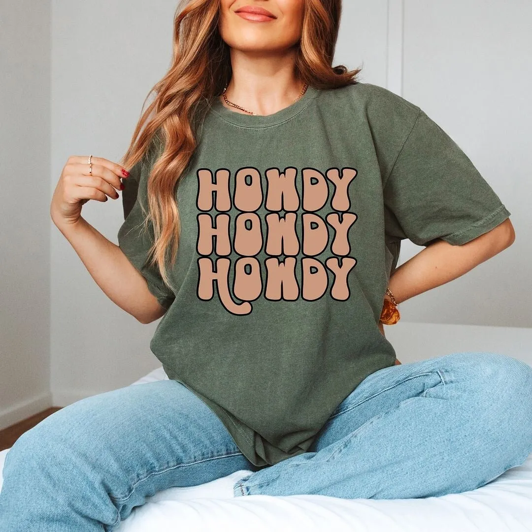 Howdy Bubble Stacked Garment Dyed Tee sold by Zulily product image thumbnail 3