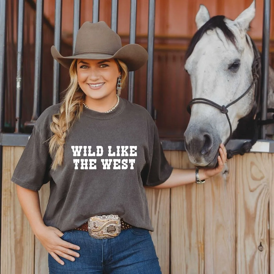 Wild Like the West Garment Dyed Tee sold by Zulily product image thumbnail 2