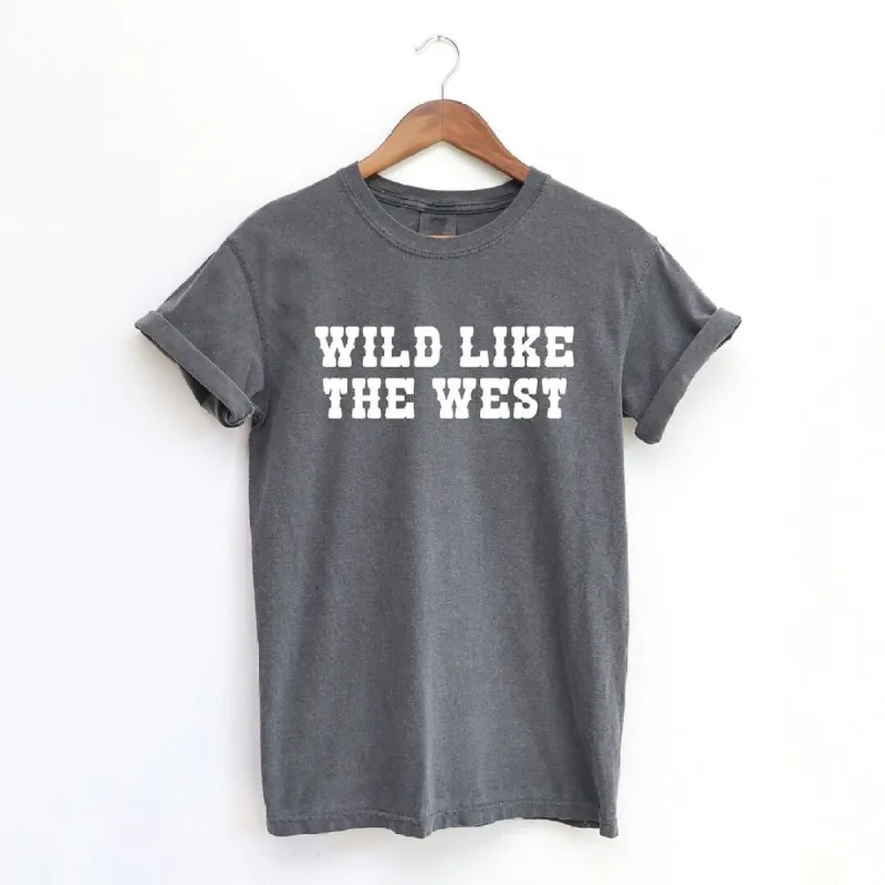 Wild Like the West Garment Dyed Tee sold by Zulily