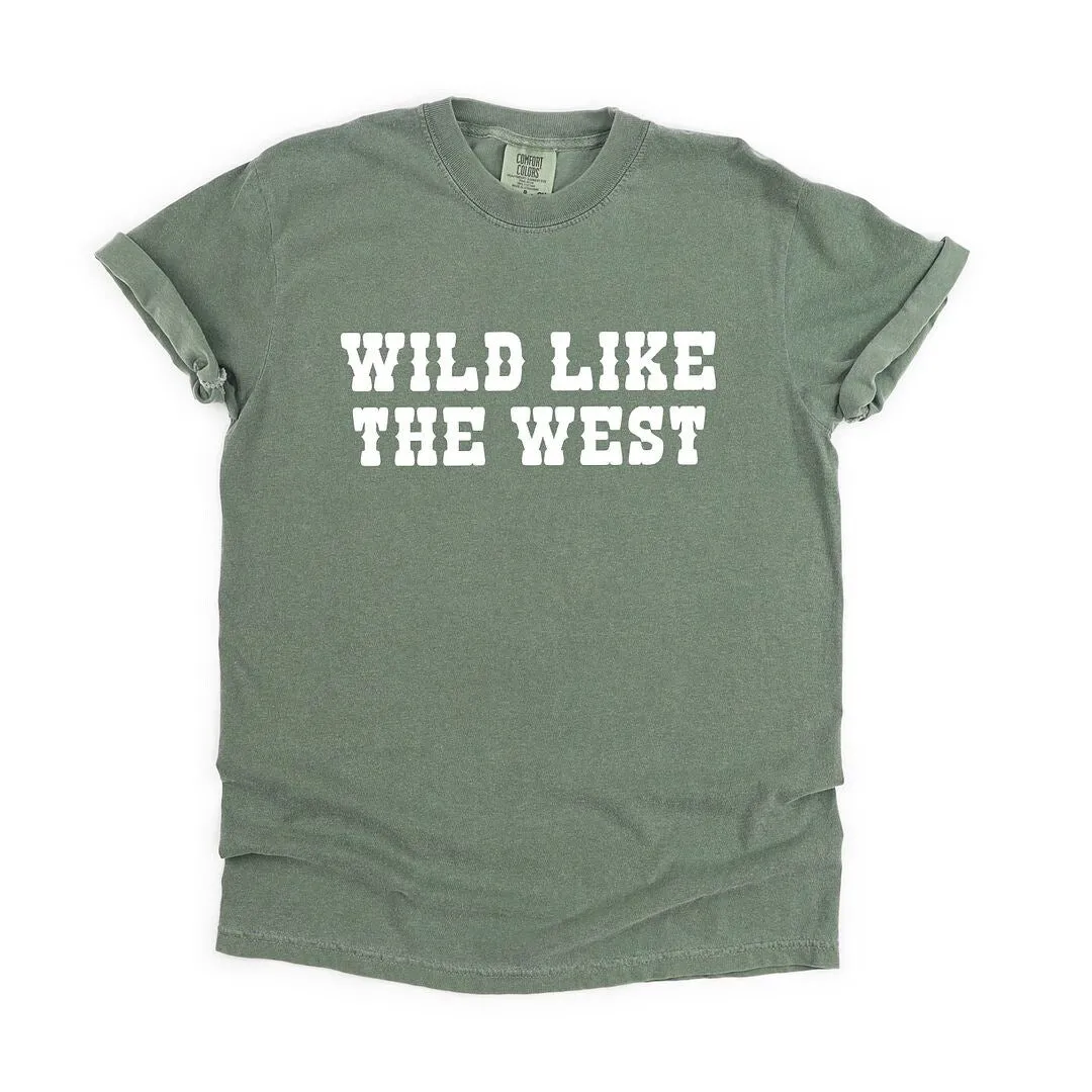 Wild Like the West Garment Dyed Tee sold by Zulily product image thumbnail 2