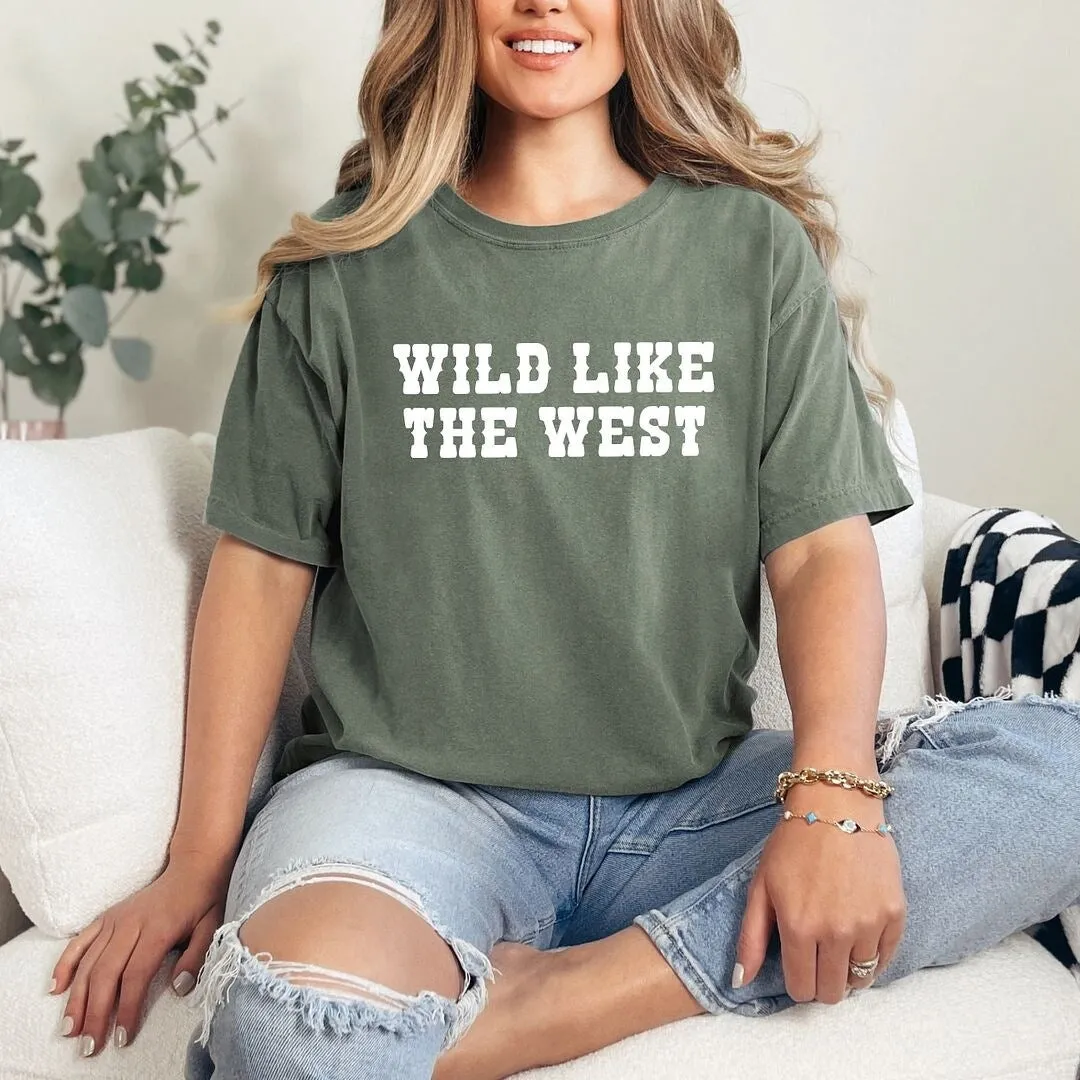 Wild Like the West Garment Dyed Tee sold by Zulily product image thumbnail 3