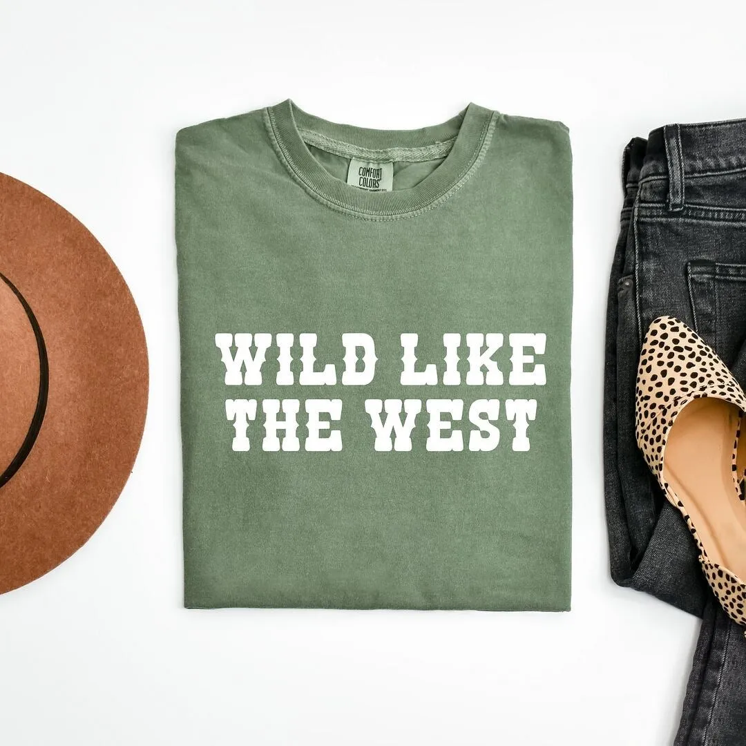 Wild Like the West Garment Dyed Tee sold by Zulily