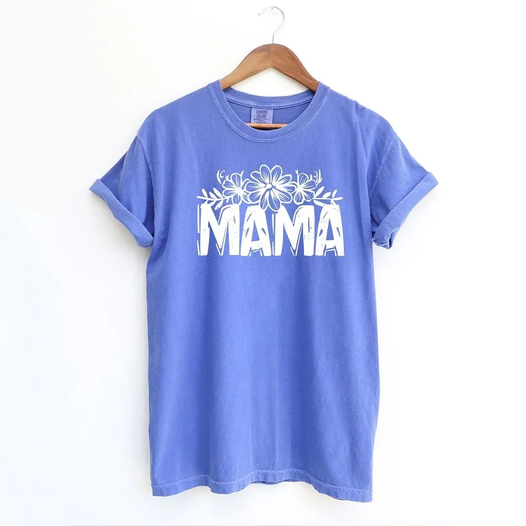 Mama Topped with Flowers Garment Dyed Tee sold by Zulily product image thumbnail 2