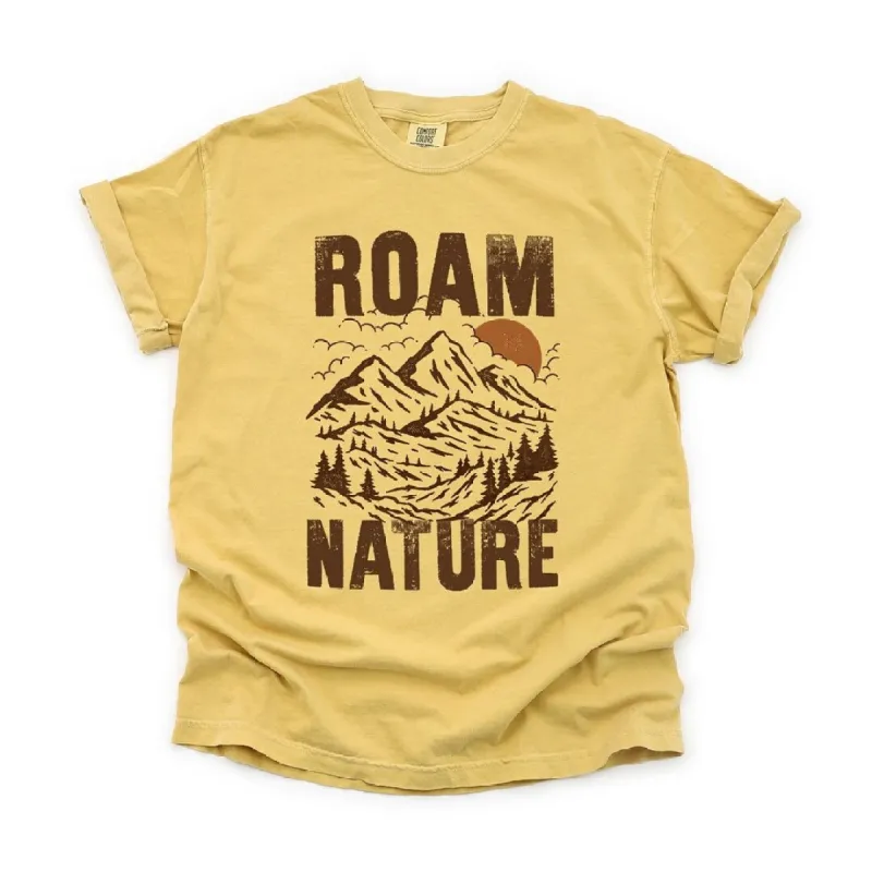 Roam Nature Mountains Garment Dyed Tee sold by Zulily