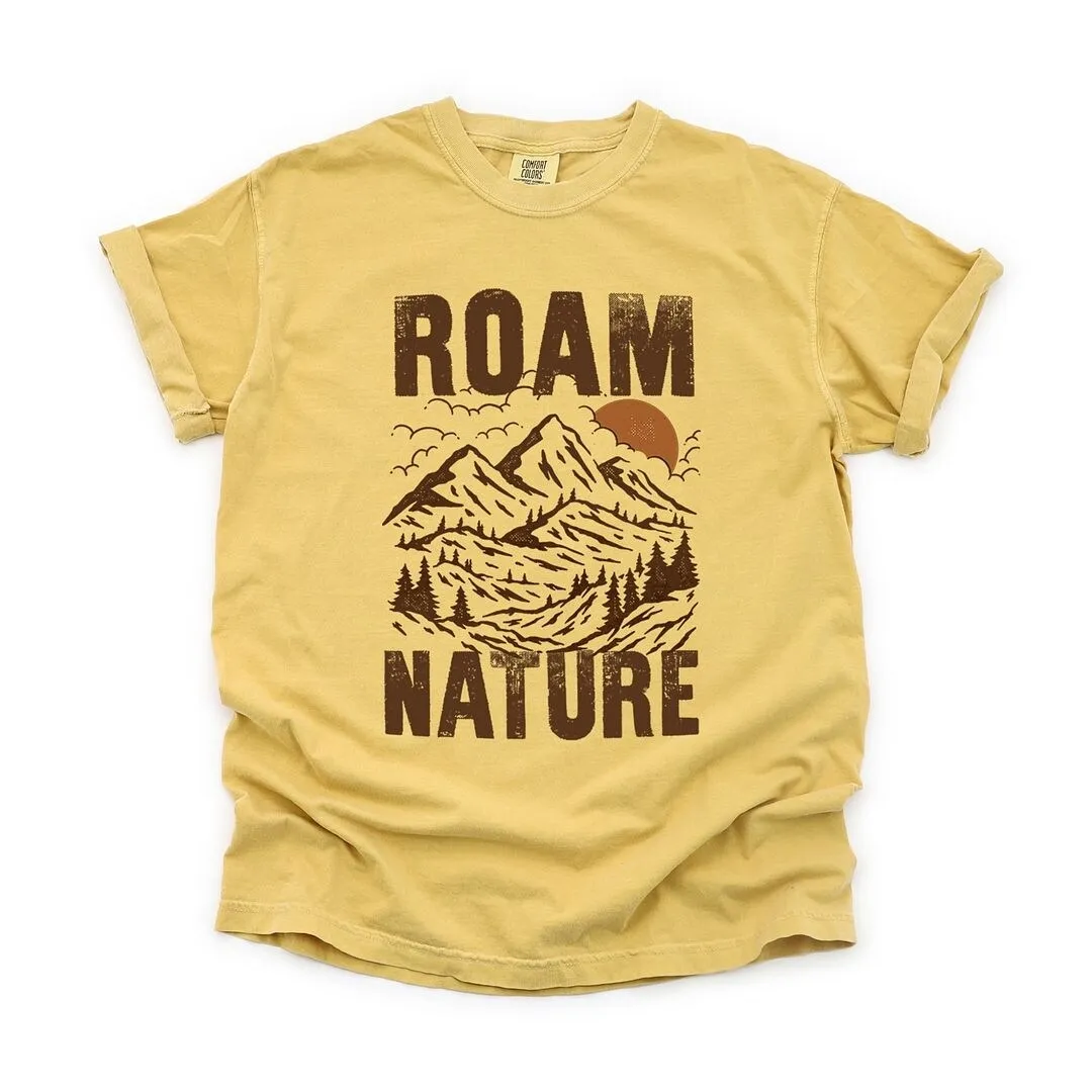 Roam Nature Mountains Garment Dyed Tee sold by Zulily