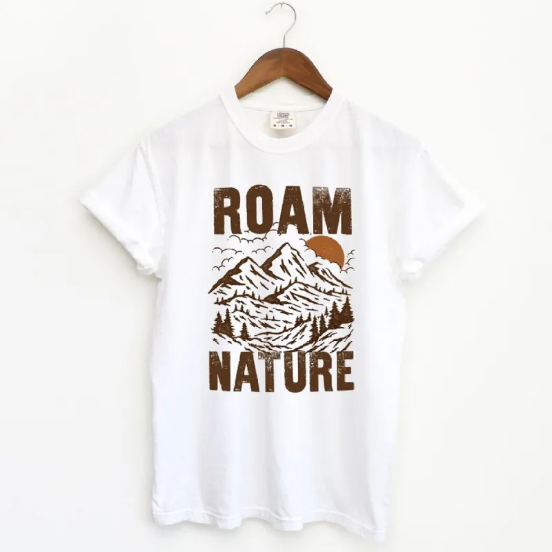 Roam Nature Mountains Garment Dyed Tee sold by Zulily