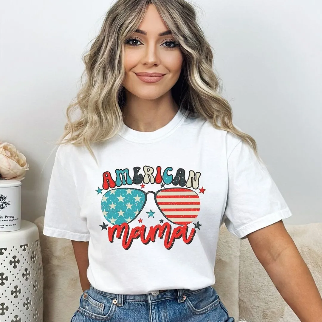 American Mama Sunglasses Garment Dyed Tee sold by Zulily product image thumbnail 2