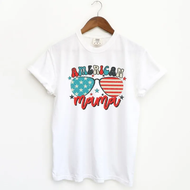 American Mama Sunglasses Garment Dyed Tee sold by Zulily