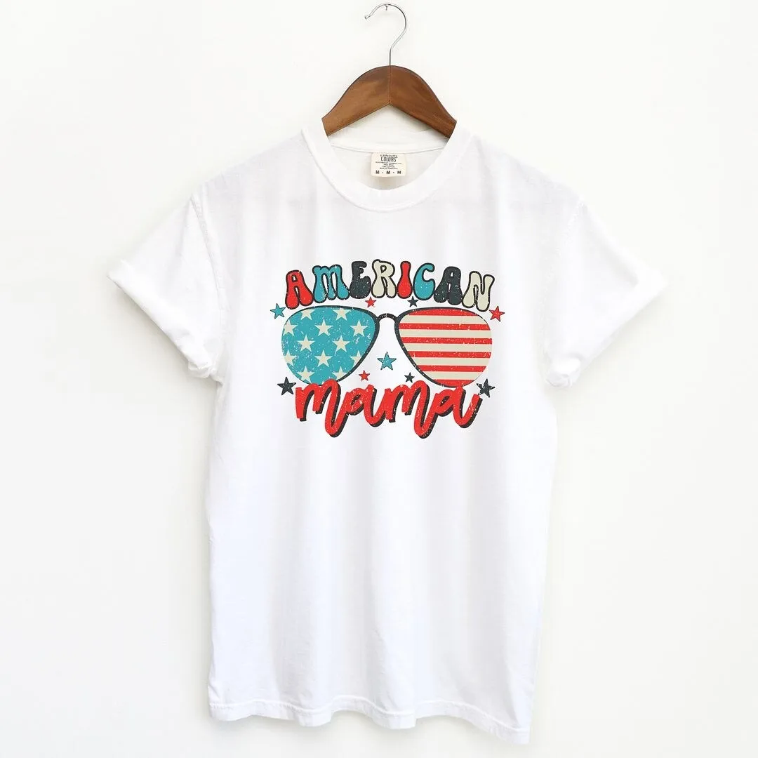 American Mama Sunglasses Garment Dyed Tee sold by Zulily
