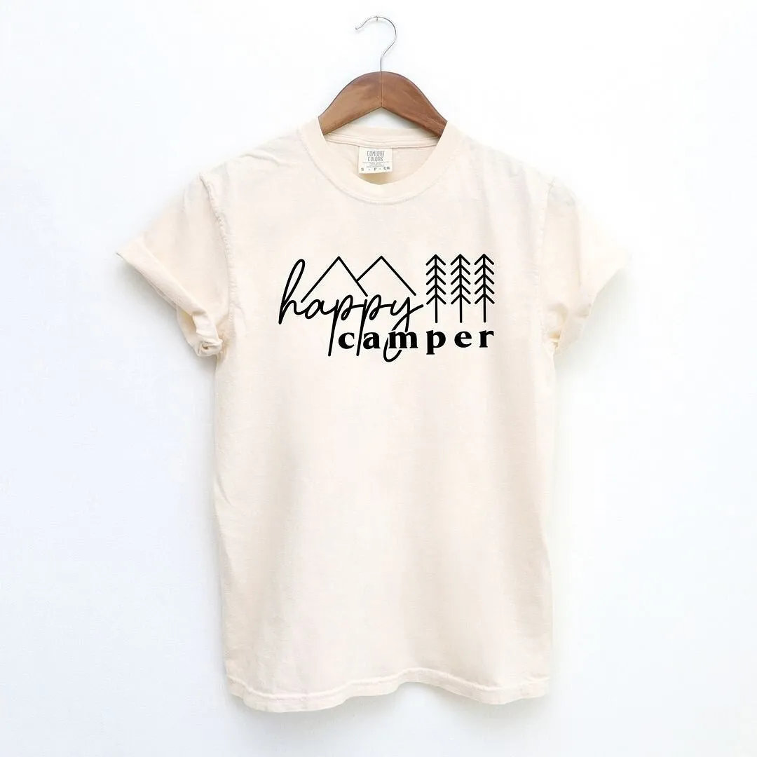 Happy Camper Trees Garment Dyed Tee sold by Zulily