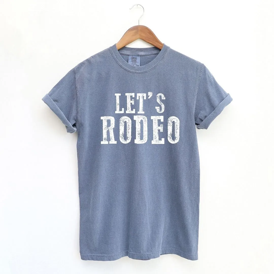 Let's Rodeo Garment Dyed Tee sold by Zulily product image thumbnail 2
