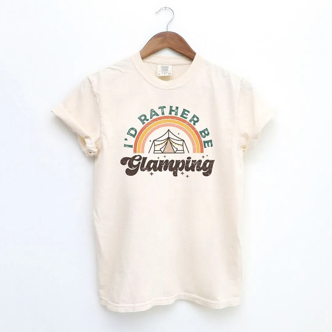 I'd Rather Be Glamping Garment Dyed Tee sold by Zulily product image thumbnail 2
