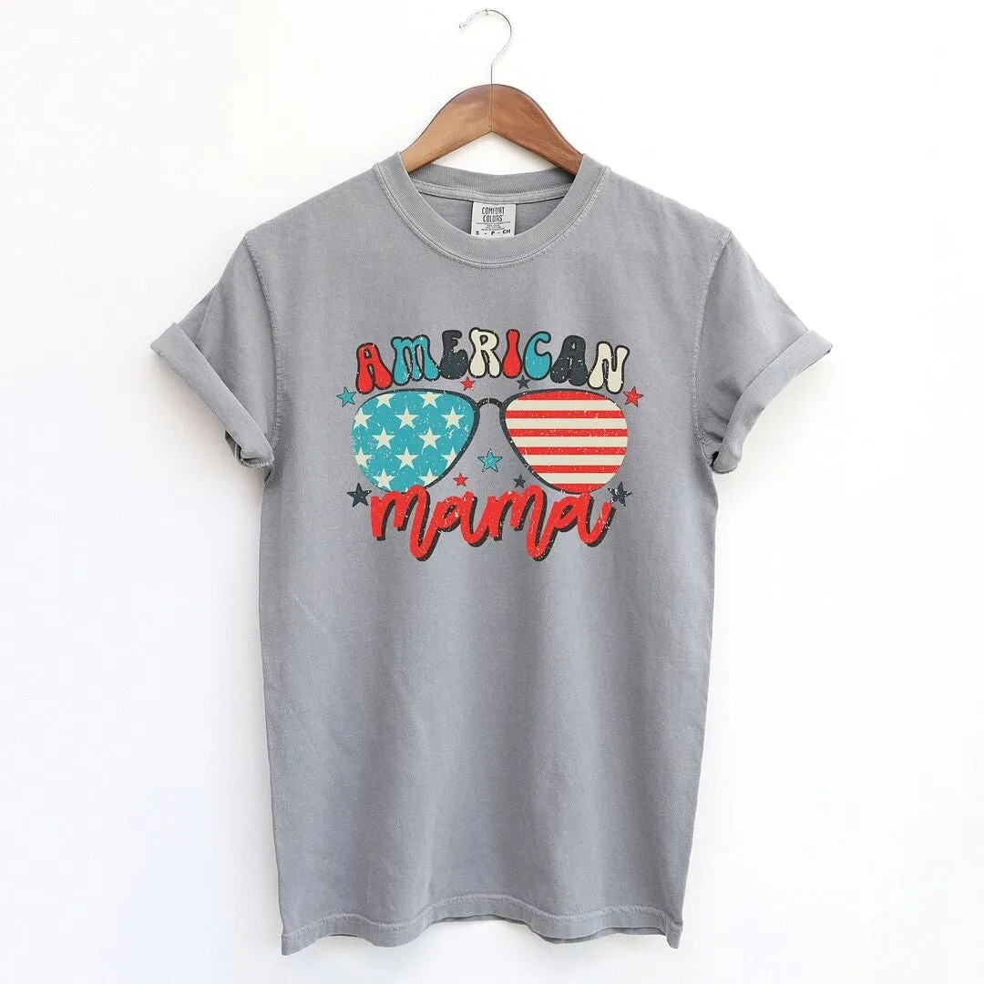 American Mama Sunglasses Garment Dyed Tee sold by Zulily