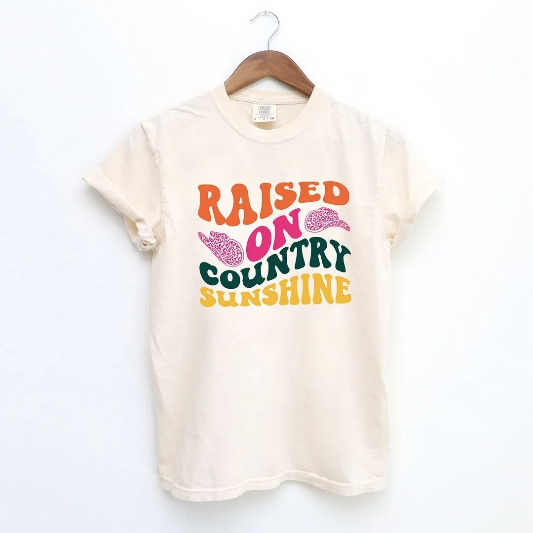 Raised On Country Sunshine Hat Garment Dyed Tee sold by Zulily product image thumbnail 2