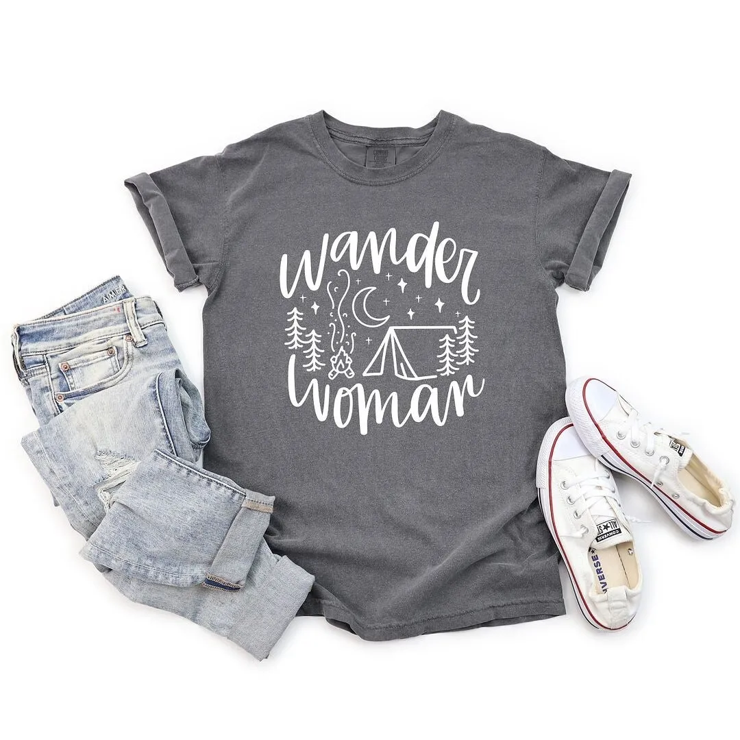 Wander Woman Tent Garment Dyed Tee sold by Zulily