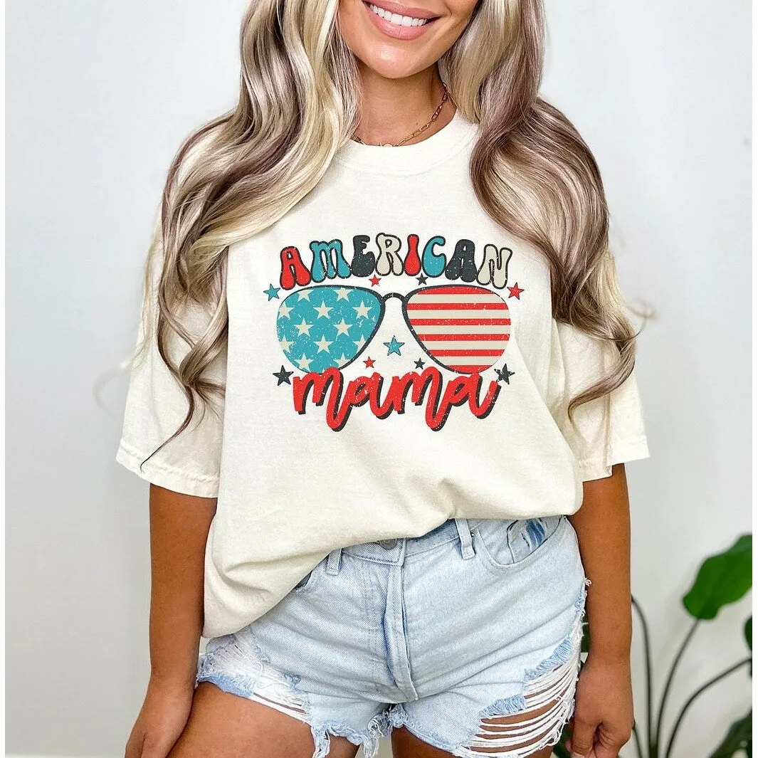 American Mama Sunglasses Garment Dyed Tee sold by Zulily product image thumbnail 2