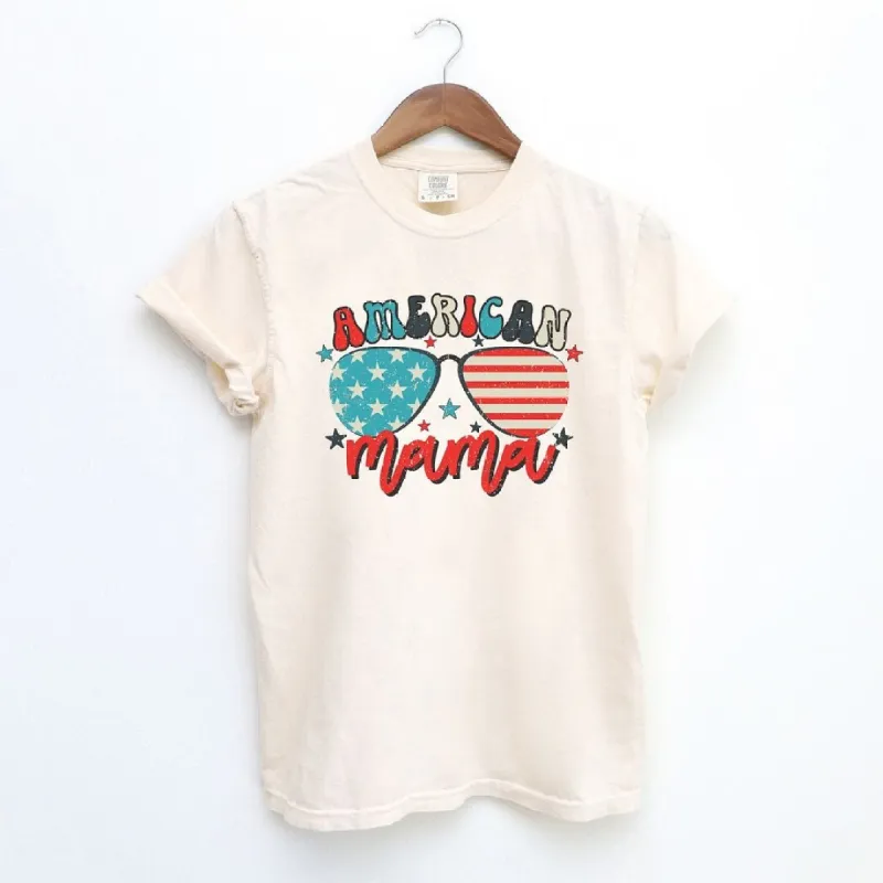 American Mama Sunglasses Garment Dyed Tee sold by Zulily