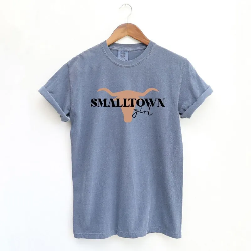 Small Town Girl Bull Garment Dyed Tee sold by Zulily