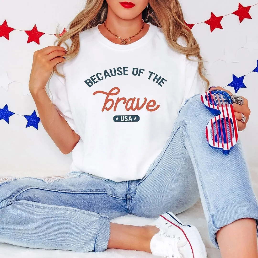 Brave USA Garment Dyed Tee sold by Zulily product image thumbnail 2