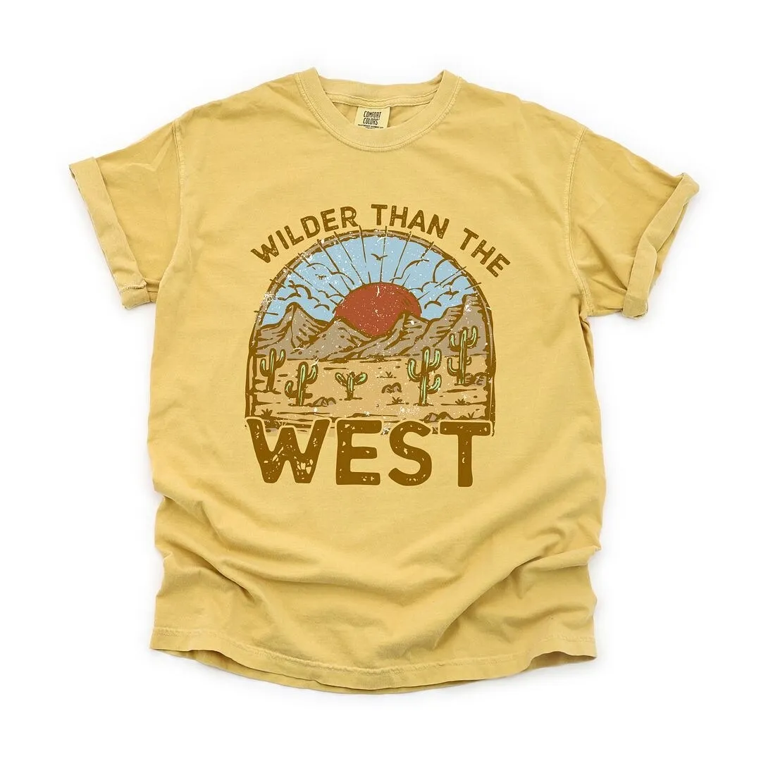 Wilder Than The West Garment Dyed Tee sold by Zulily product image thumbnail 2