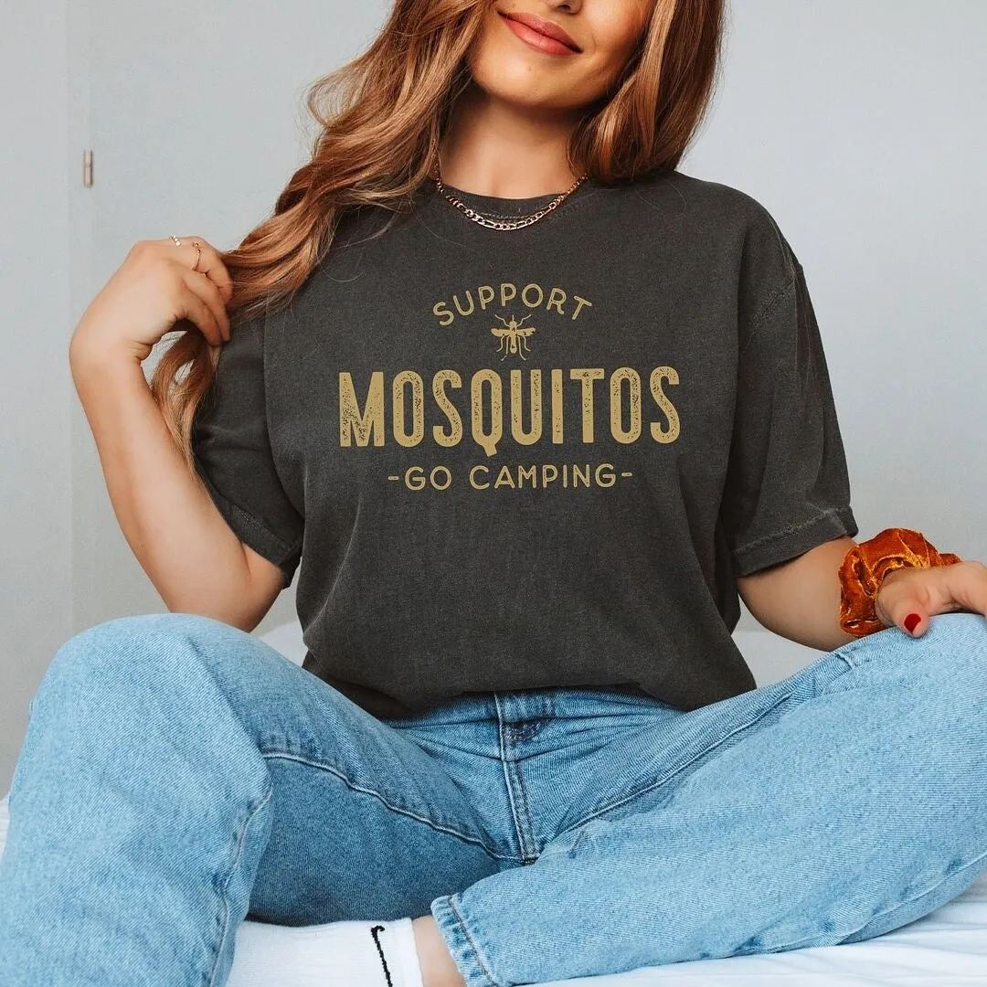 Support Mosquitos Garment Dyed Tee sold by Zulily product image thumbnail 2