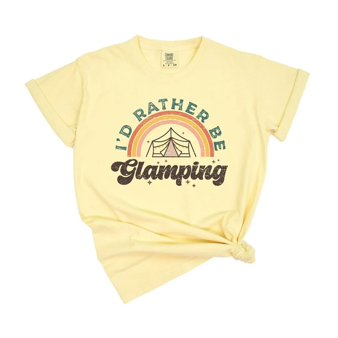 I'd Rather Be Glamping Garment Dyed Tee sold by Zulily product image thumbnail 2