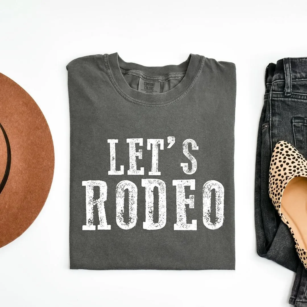 Let's Rodeo Garment Dyed Tee sold by Zulily