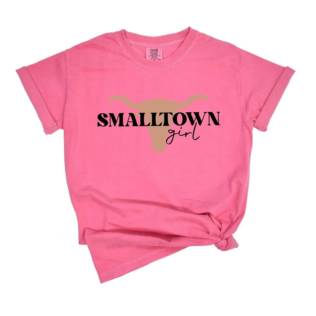 Small Town Girl Bull Garment Dyed Tee sold by Zulily