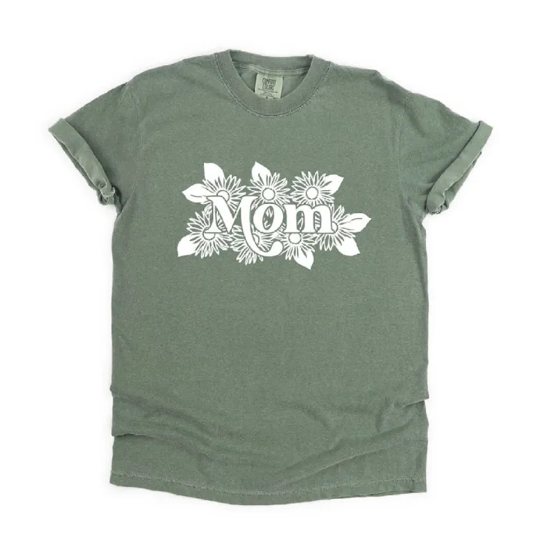 Mom Sunflowers Garment Dyed Tee sold by Zulily