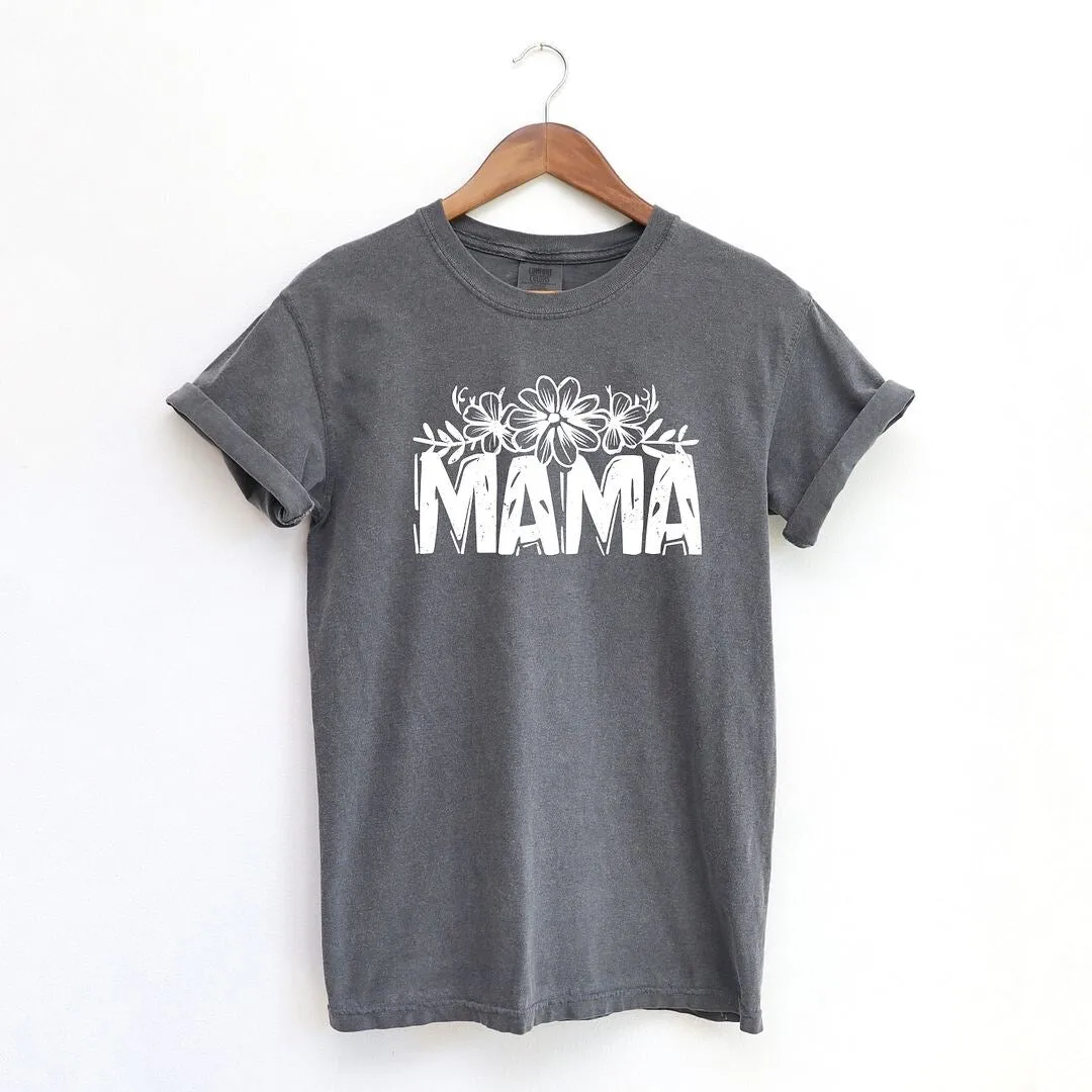 Mama Topped with Flowers Garment Dyed Tee sold by Zulily product image thumbnail 2