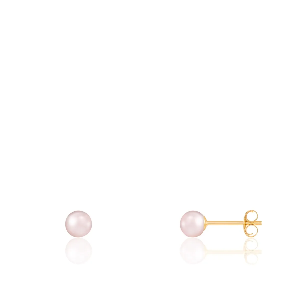 Stud Push back Earrings Pearl sold by Zulily product image thumbnail 2