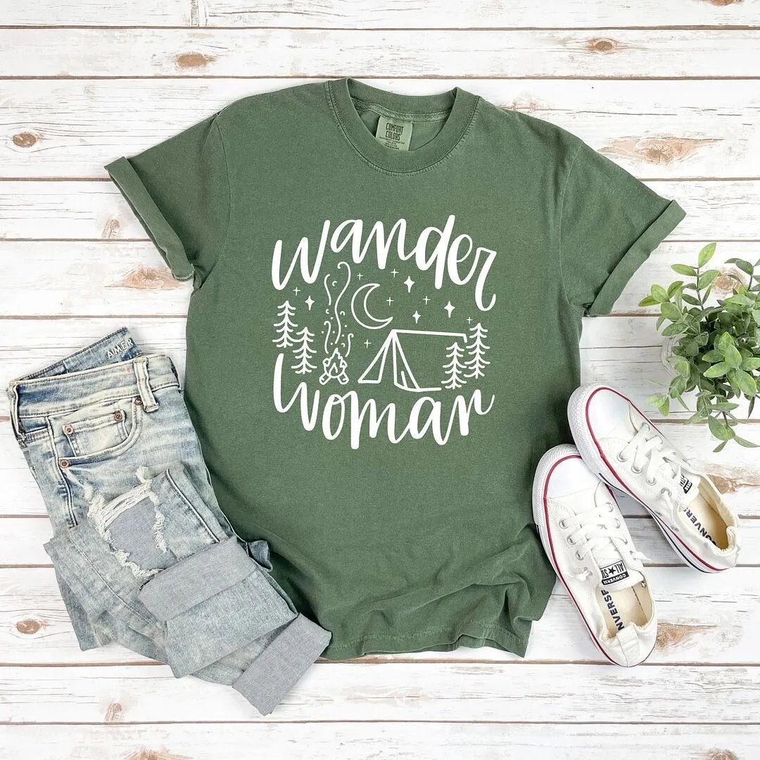 Wander Woman Tent Garment Dyed Tee sold by Zulily