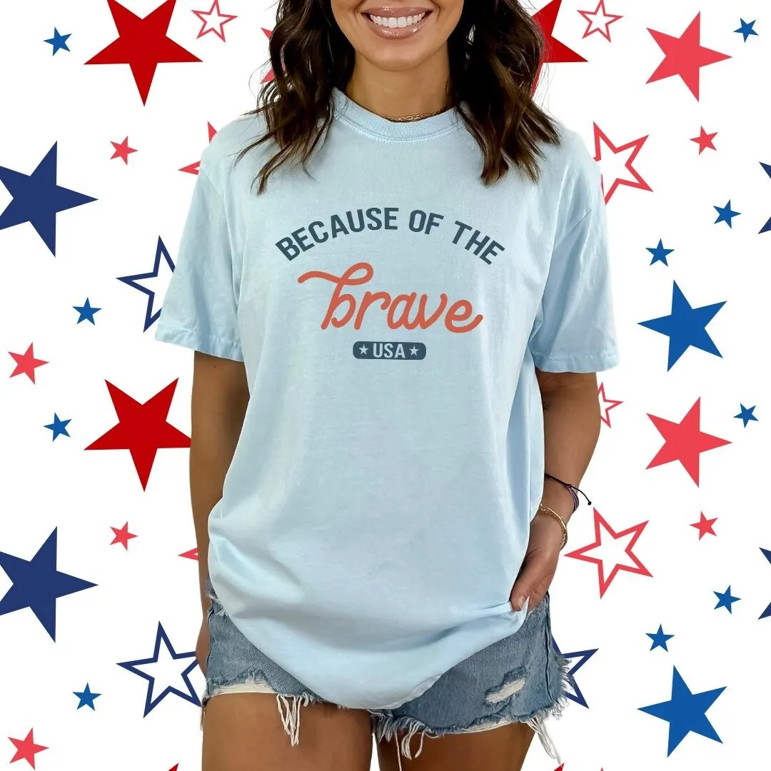 Brave USA Garment Dyed Tee sold by Zulily product image thumbnail 2