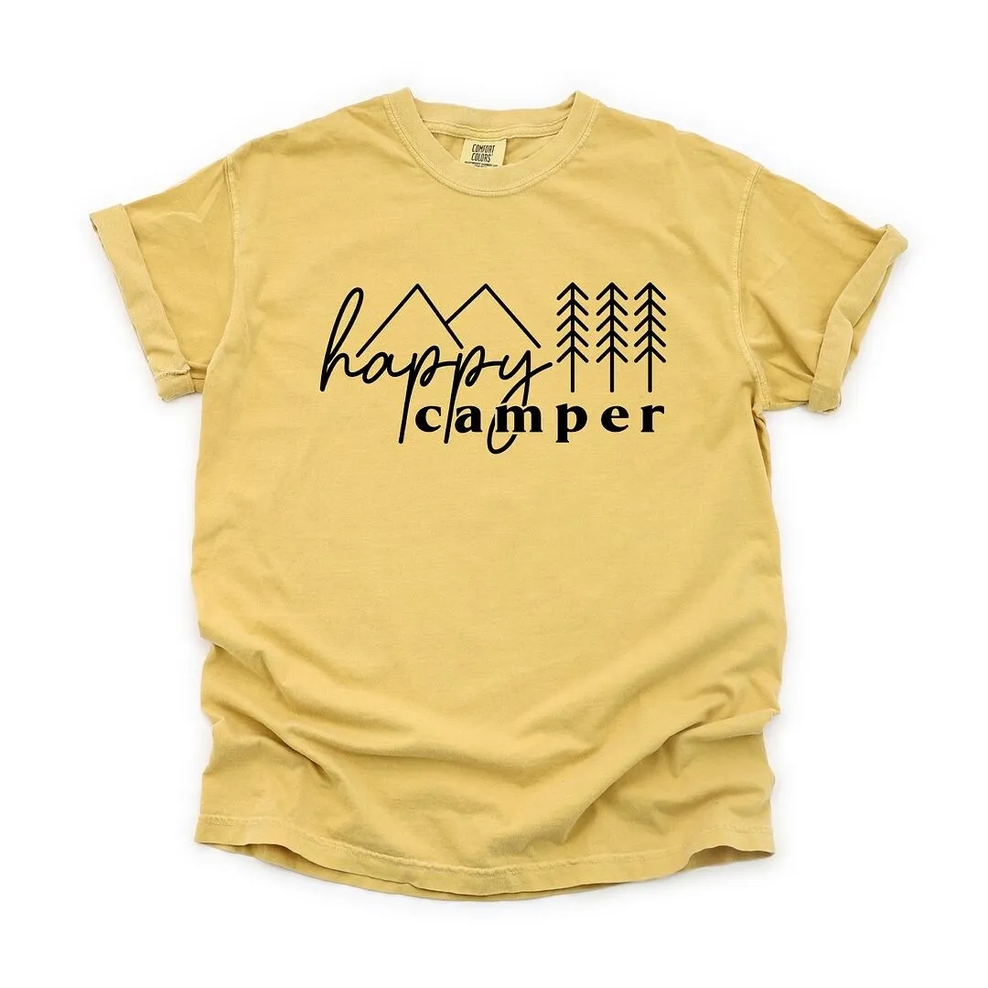Happy Camper Trees Garment Dyed Tee sold by Zulily