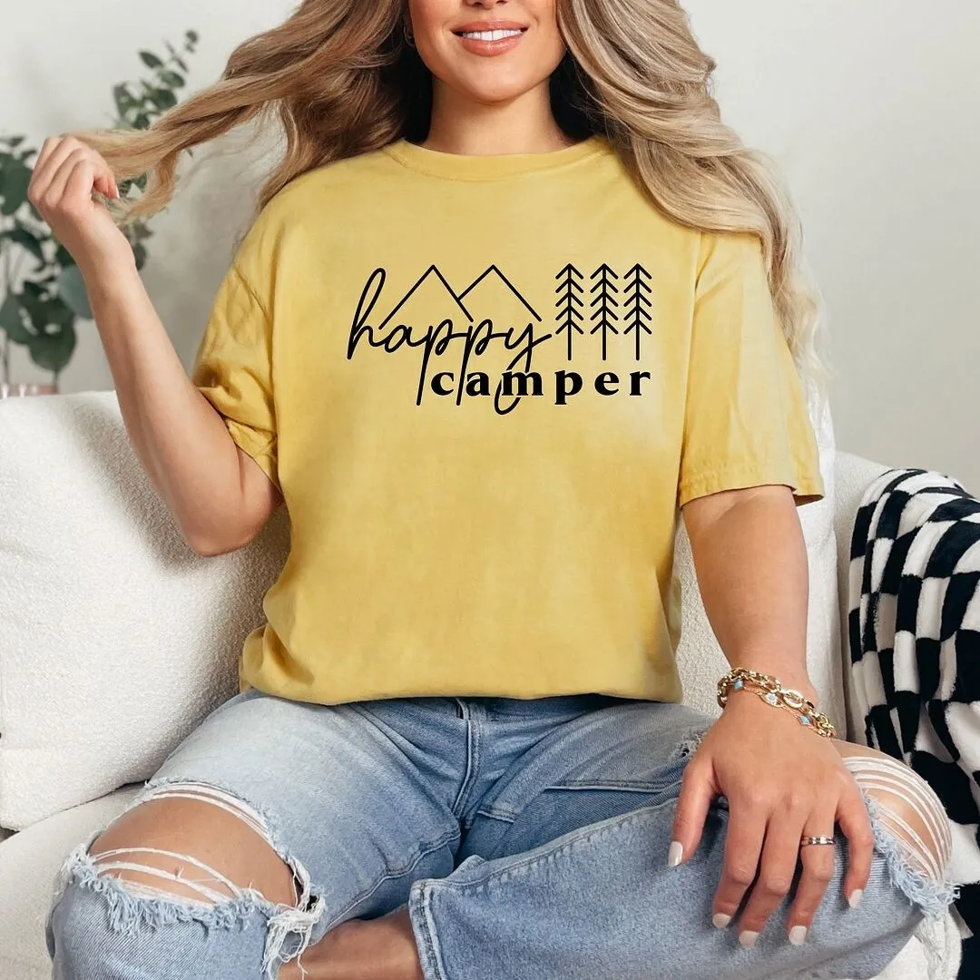 Happy Camper Trees Garment Dyed Tee sold by Zulily product image thumbnail 2