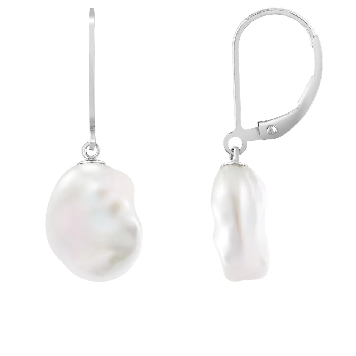 Lever Back Earrings Pearl sold by Zulily