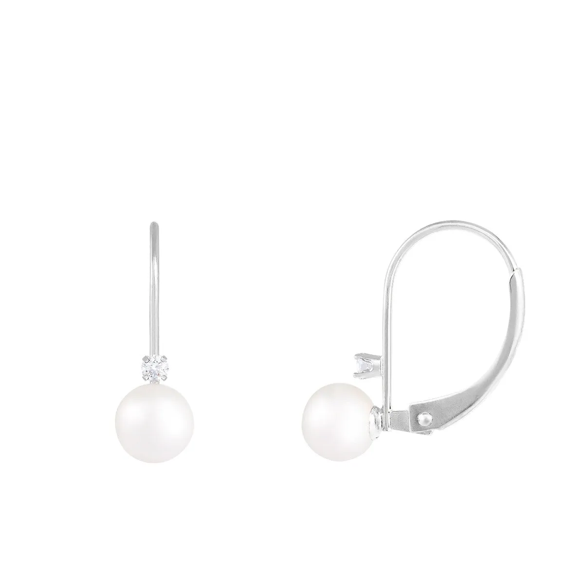 Lever Back Earrings Pearl sold by Zulily