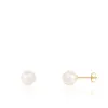 Stud Push back Earrings Pearl sold by Zulily