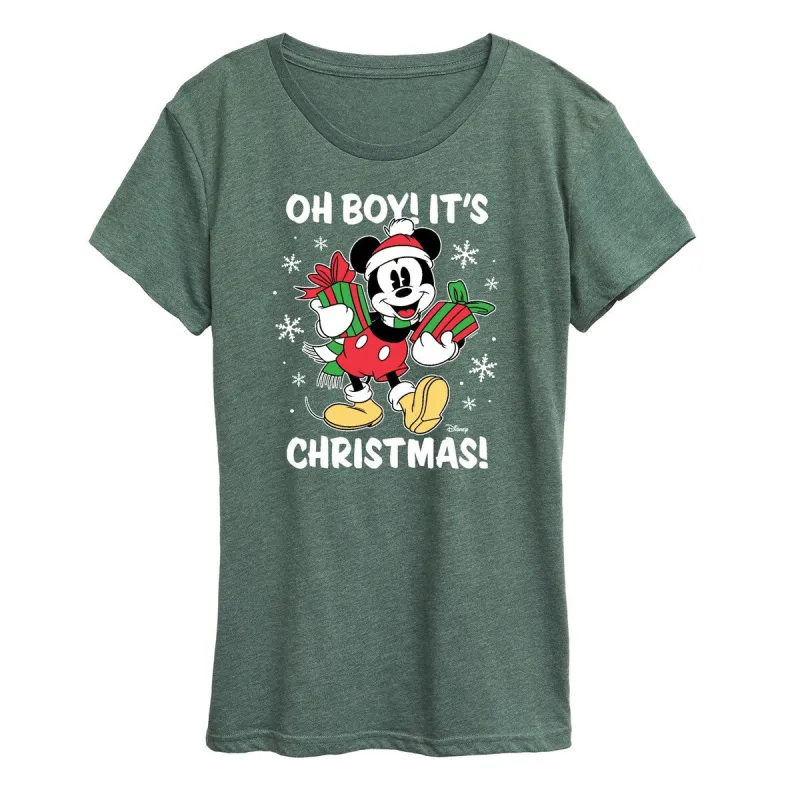 Women's Disney Oh Boy Its Christmas Tee sold by Zulily