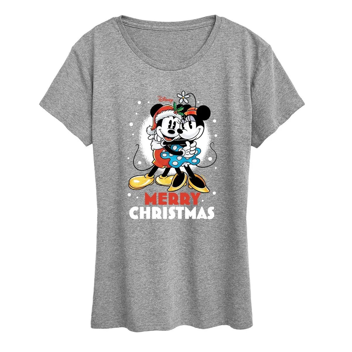Women's Disney Mickey Minnie Merry Christmas Tee sold by Zulily