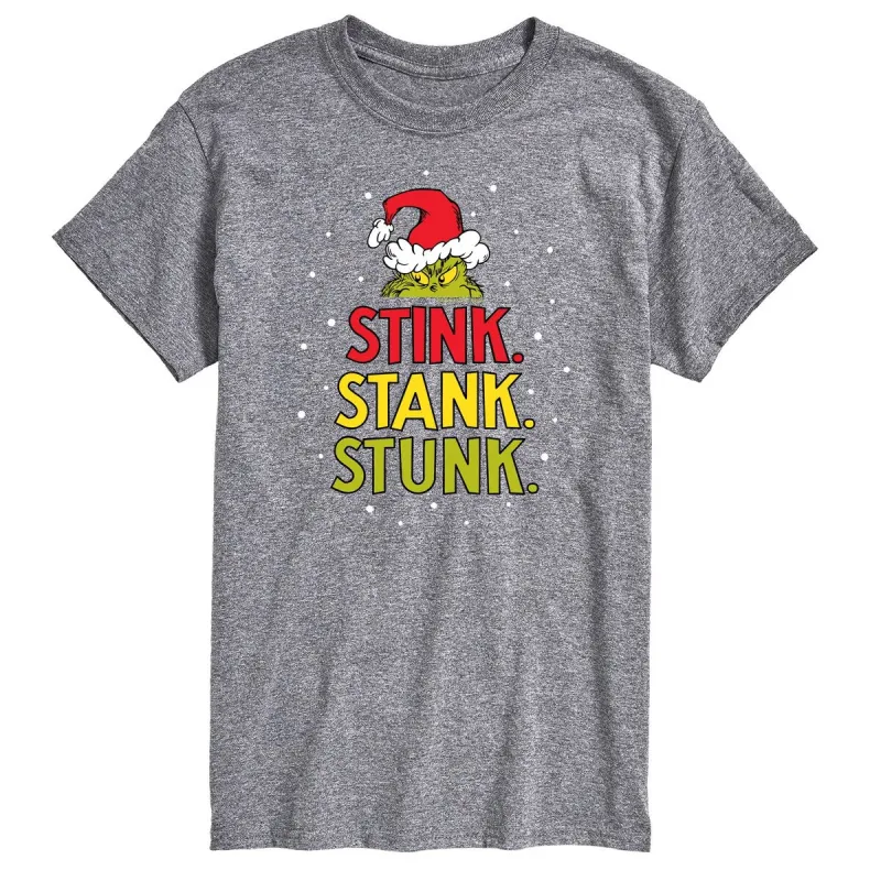Men's The Grinch Stink Stank Stunk Tee sold by Zulily