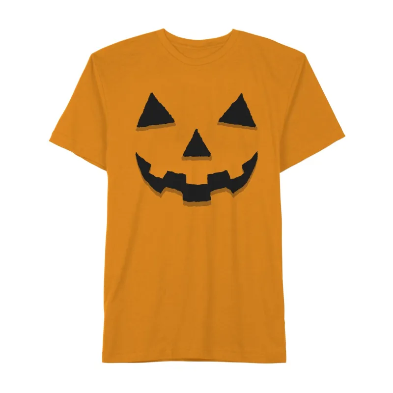 Men's Pumpkin Face Tee made by Zulily