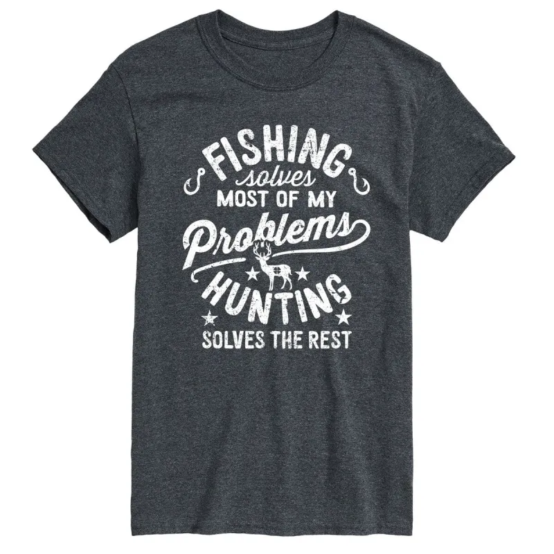 Men's Fishing Solves Most My Problems Tee sold by Zulily